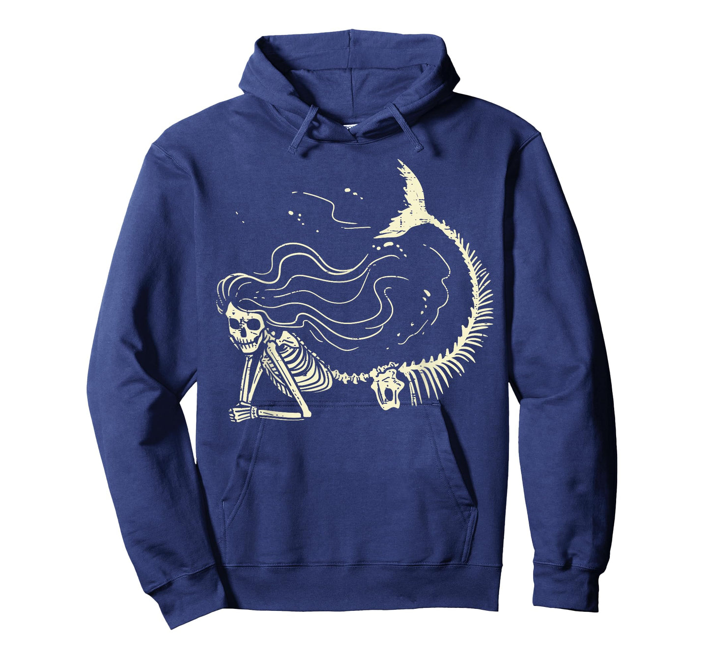 Mermaid Skeleton Cute Halloween Costume Women Girls Kids T-Shirt
