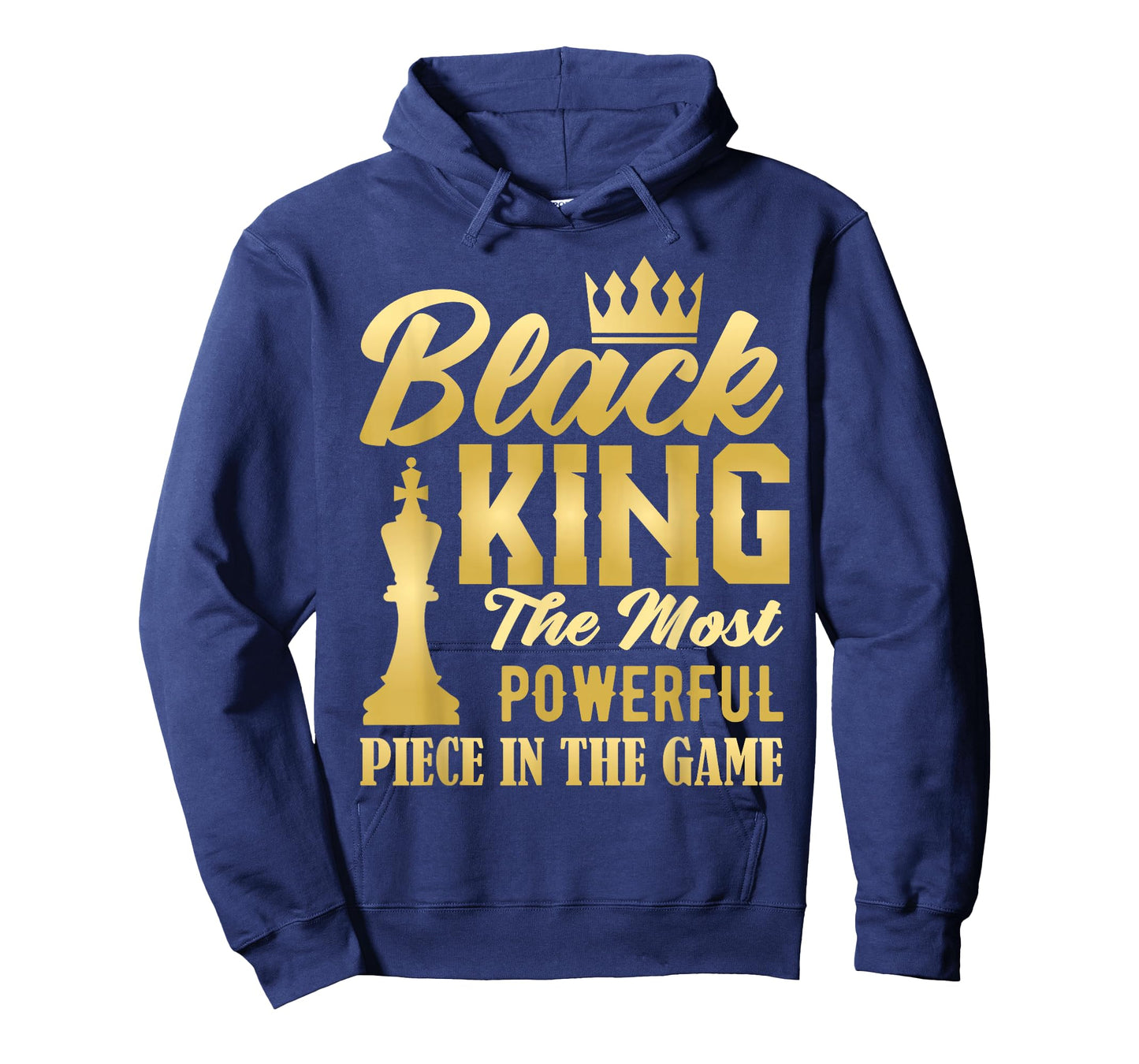 Black King The Most Powerful Piece in The Game Men Boy T-Shirt