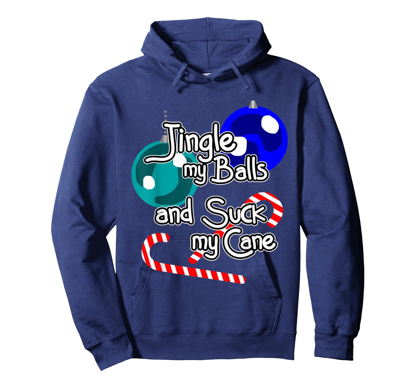Jingle My Balls Suck My Cane Christmas Funny Xmas Santa T-Shirt