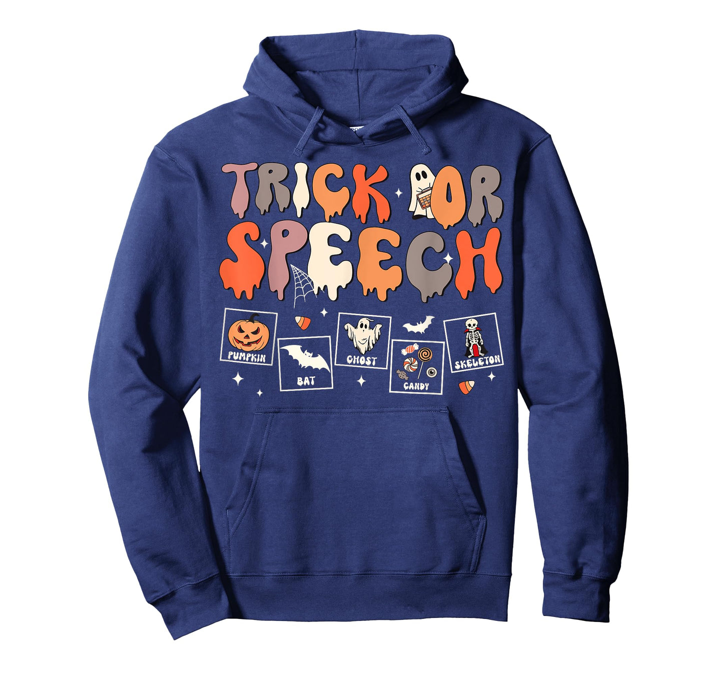 Retro Trick Or Speech SLP Speech Therapy Halloween Costume T-Shirt