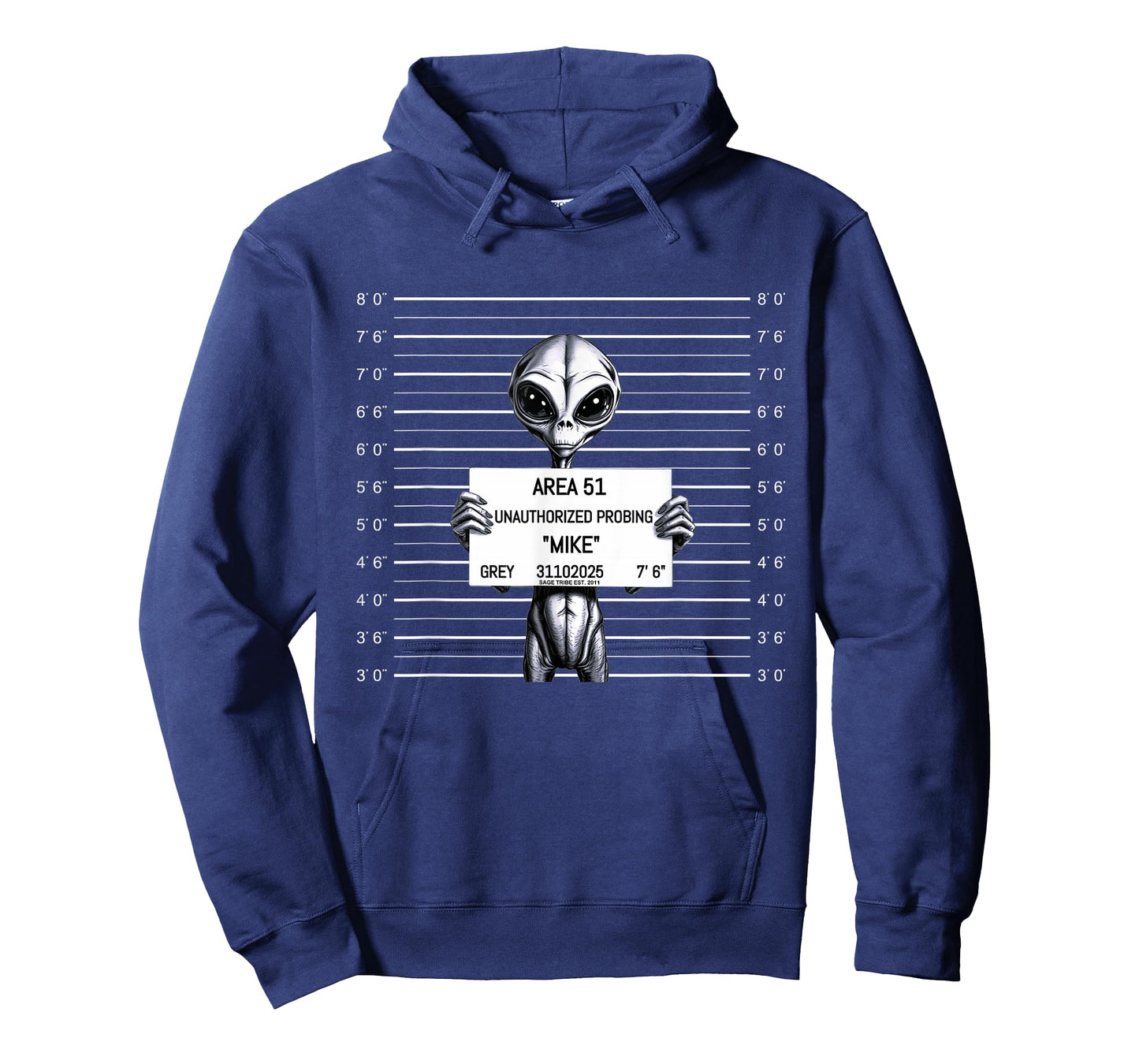 Alien Mugshot - Unauthorized Probing T-Shirt