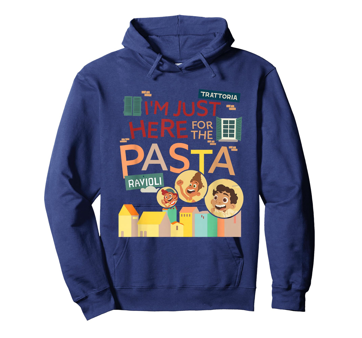 Disney Pixar Luca I'm Just Here for The Pasta T-Shirt Small