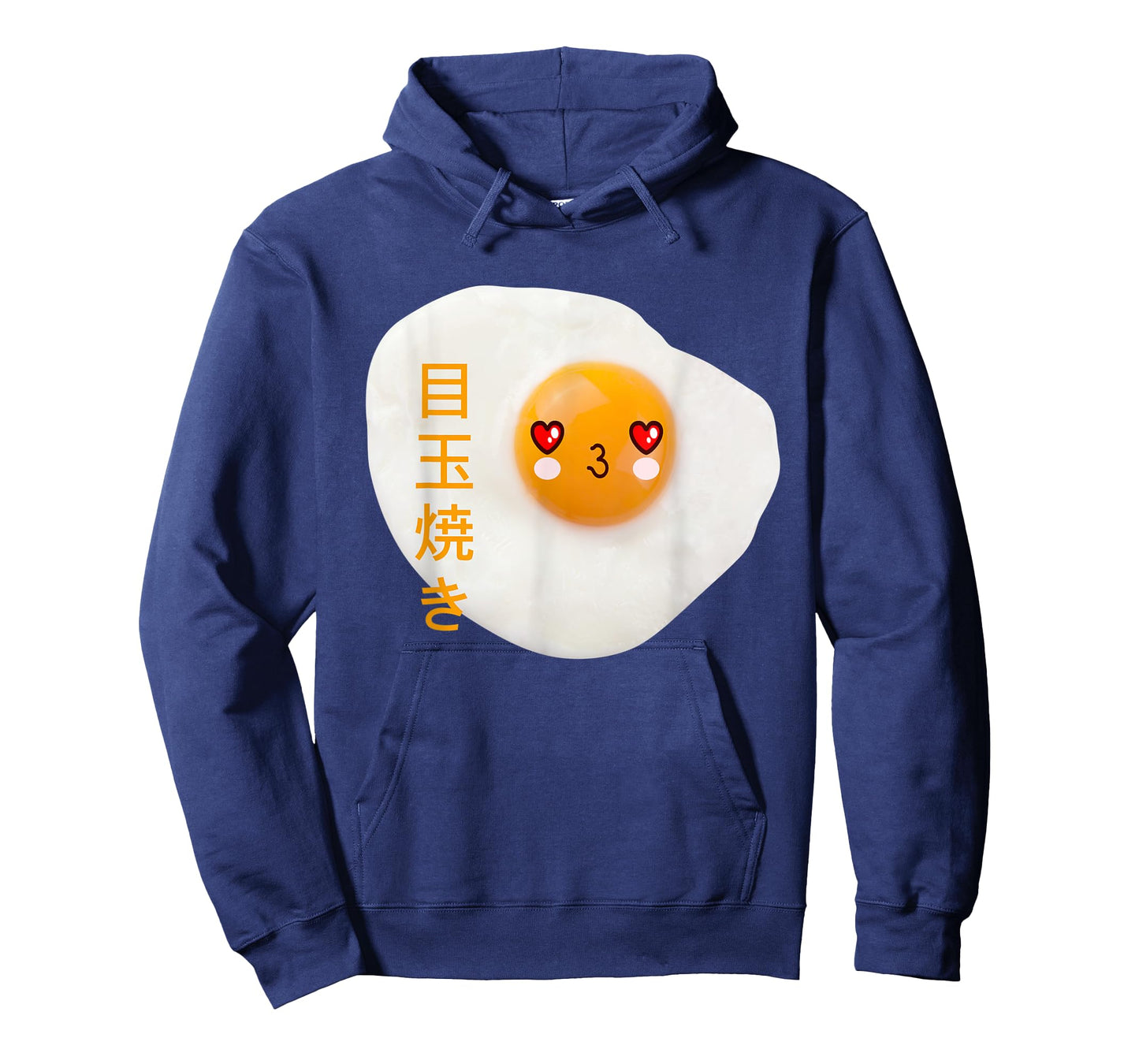 Cute Japanese Fried Egg Face - Anime Style Kawaii Food T-Shirt