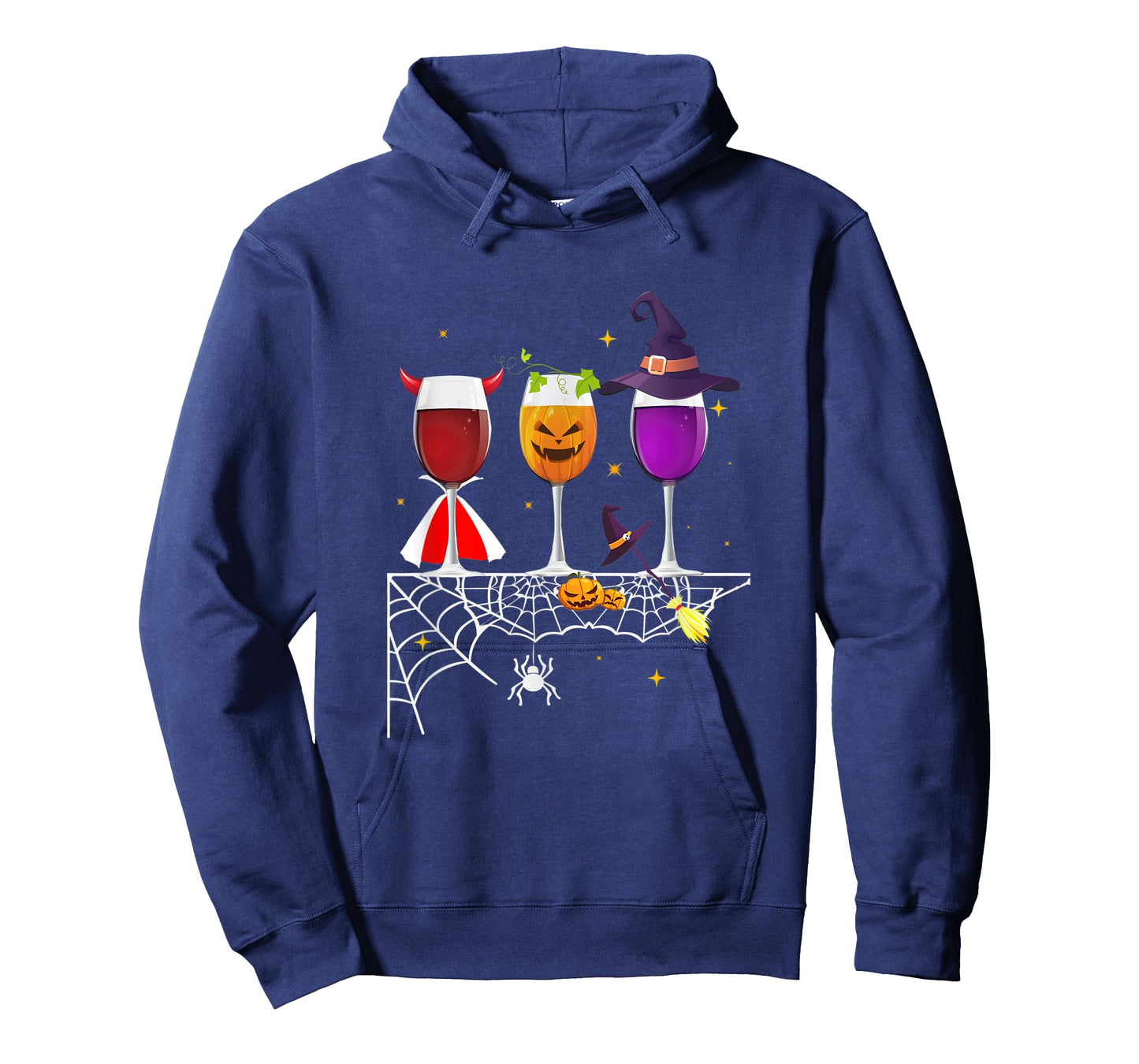 Three Glasses Of Wines Halloween Wine T-Shirt