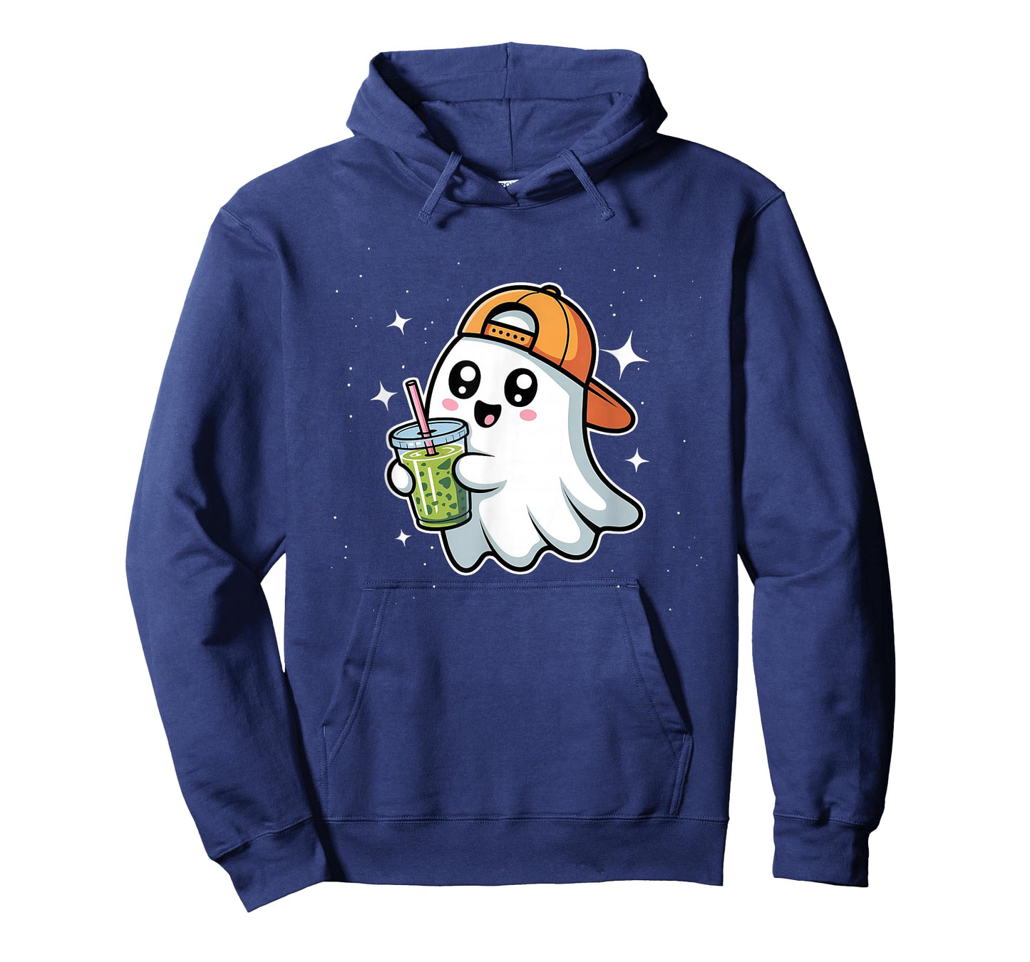 Kawaii Spooky Ghost Iced Matcha Halloween Women Men T-Shirt