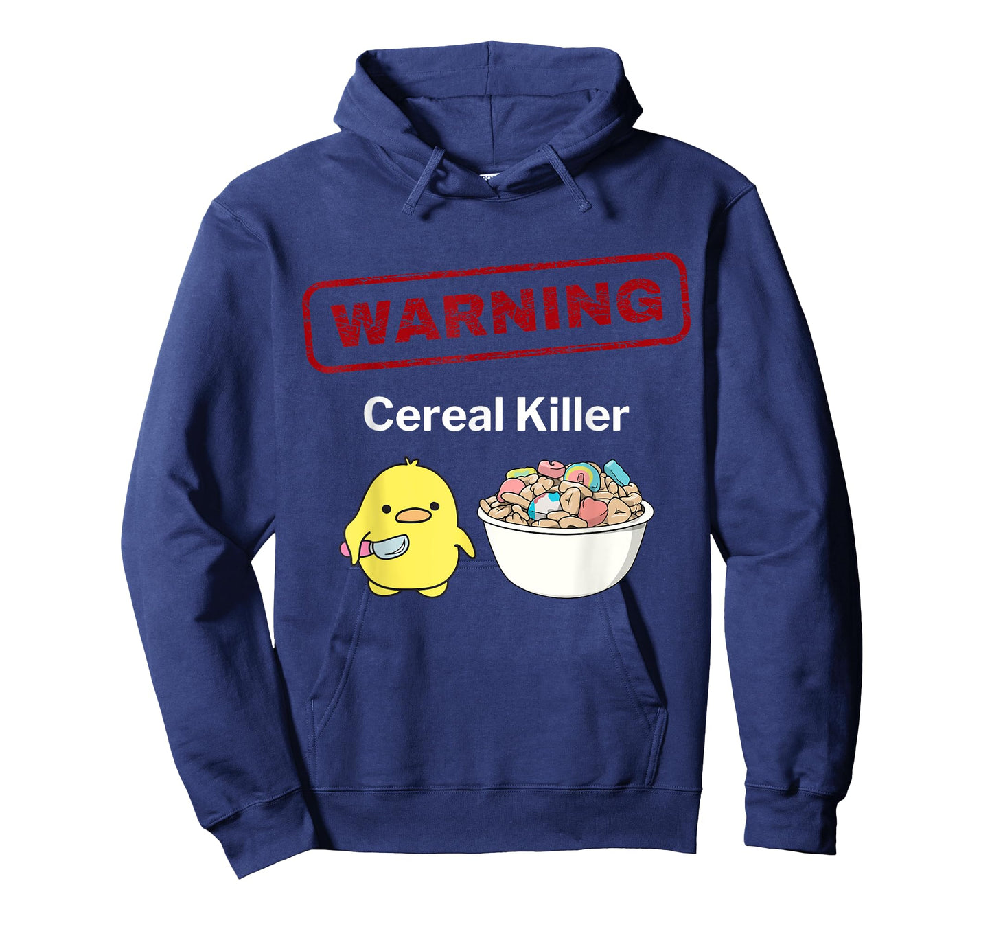 Funny Warning Cereal Killer Caution Cute Kawaii Anime Chick T-Shirt