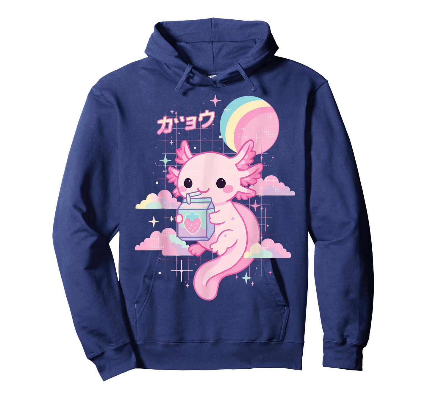 Axolotl Strawberry Milk Kawaii Japanese T-Shirt