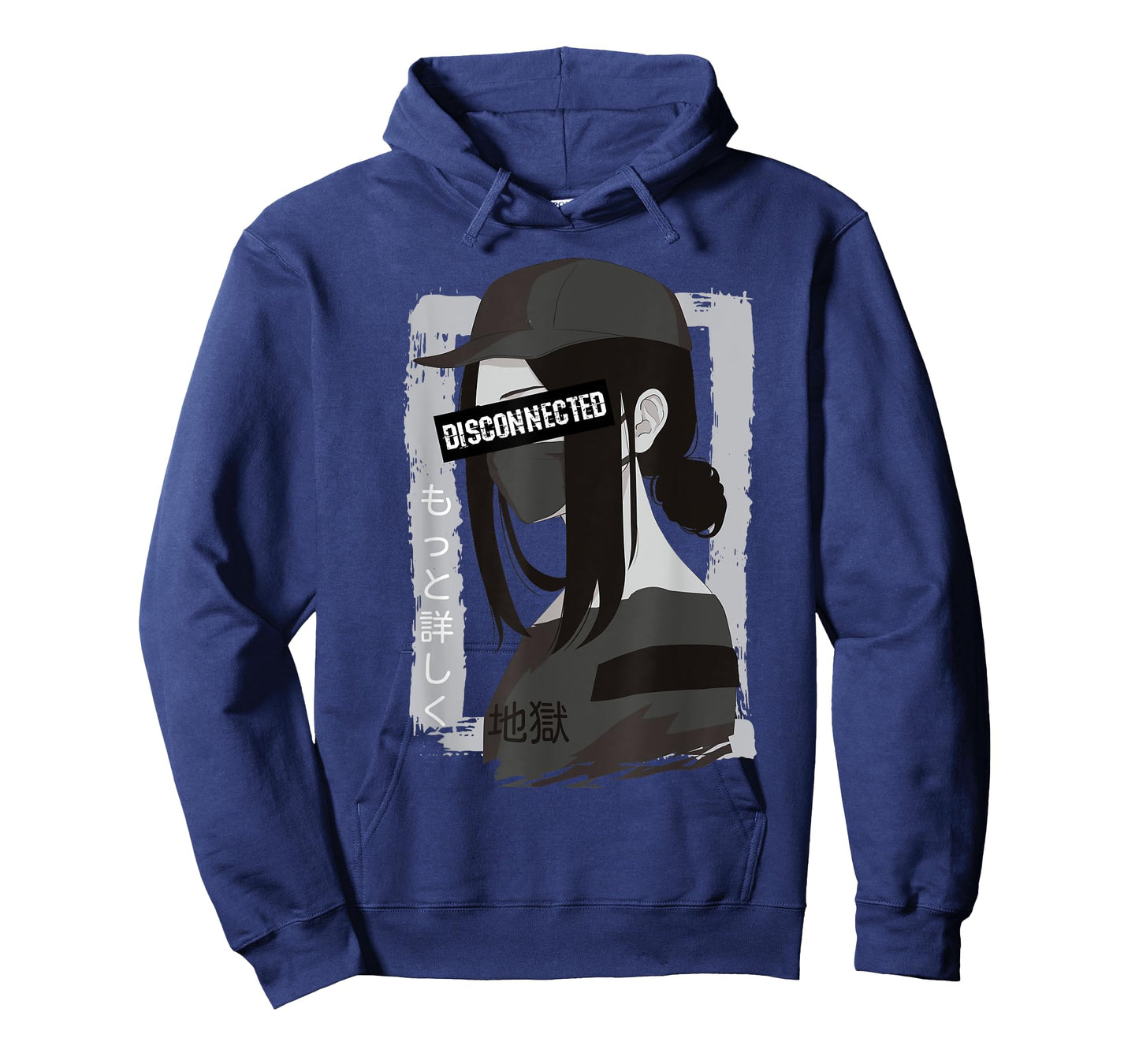 Vaporwave Aesthetic Disconnected - Anime Girl Sad Japanese T-Shirt