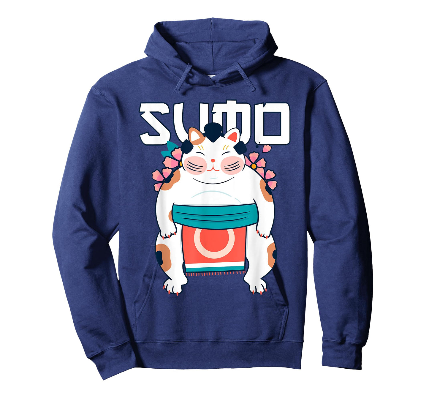 Japanese Neo Traditional Art Shirt Neko Sumo Cat T-Shirt