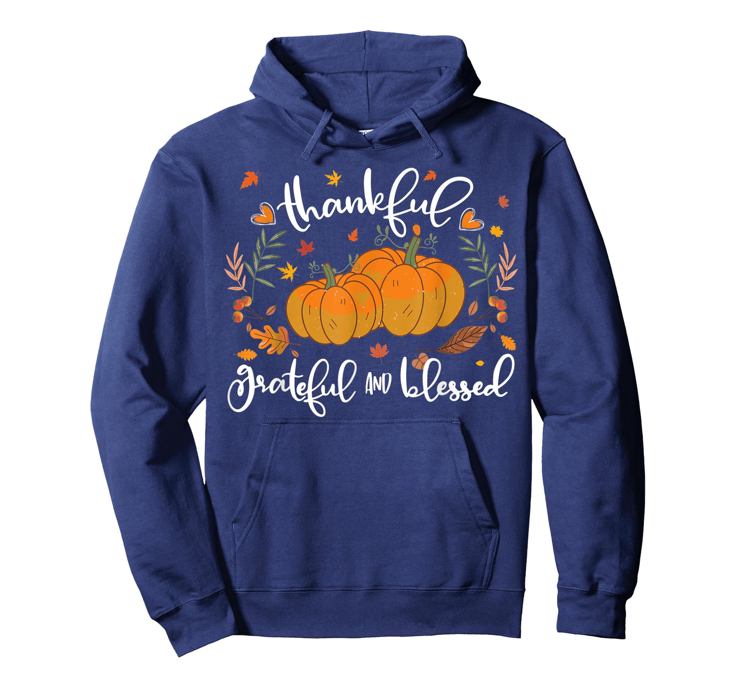 Thankful Grateful Blessed Shirt for Women Halloween Pumpkin T-Shirt