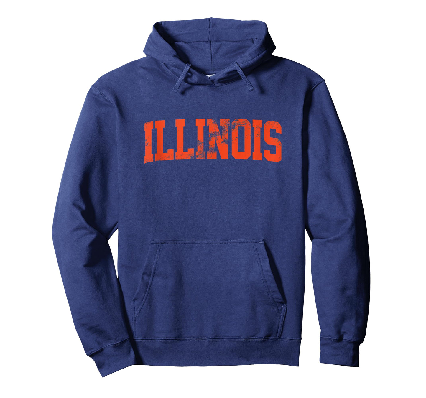 Retro Illinois IL Souvenir Vintage Illinois Orange Throwback Tank Top