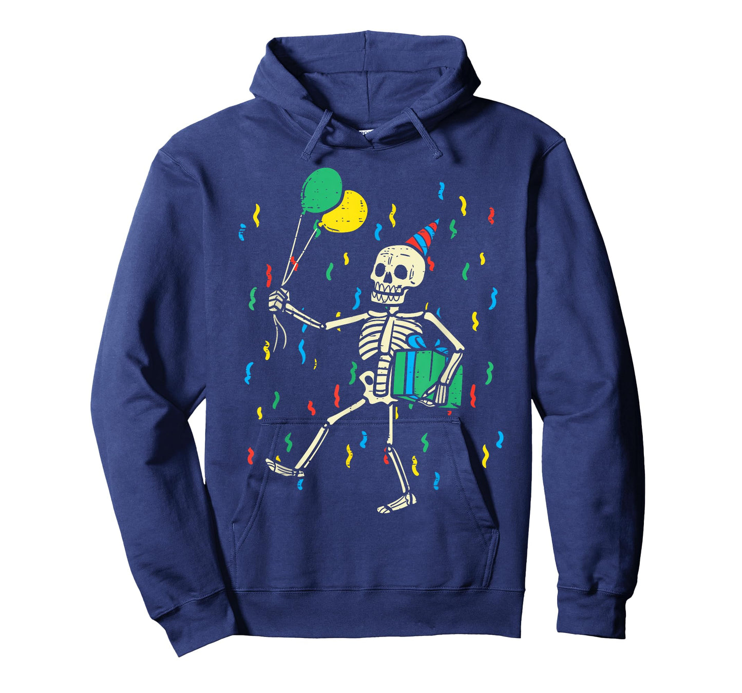Skeleton Birthday Funny Happy Halloween Bday Boys Kids T-Shirt