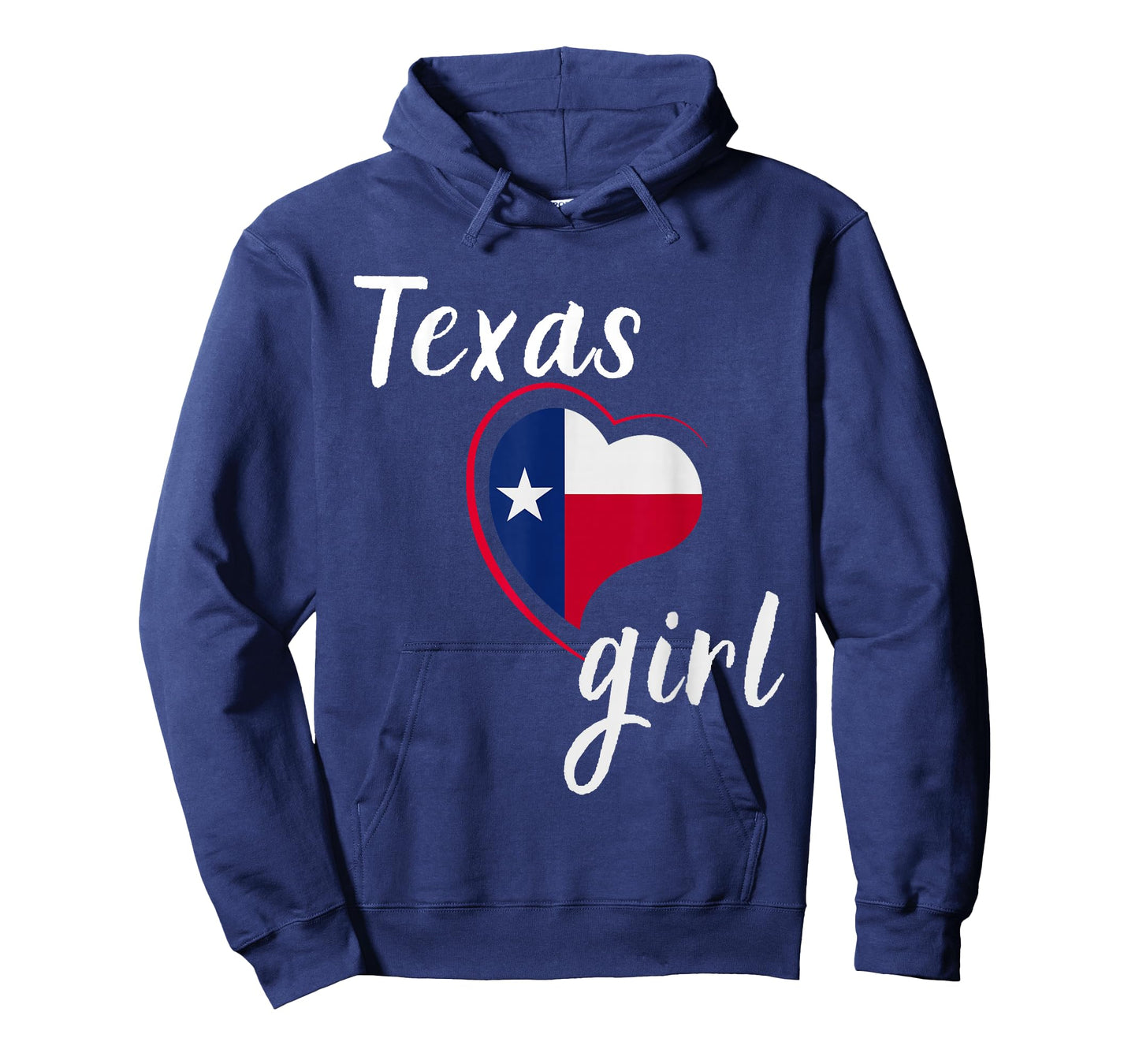 Texas Girl Red White and Blue Texas Flag T-Shirt