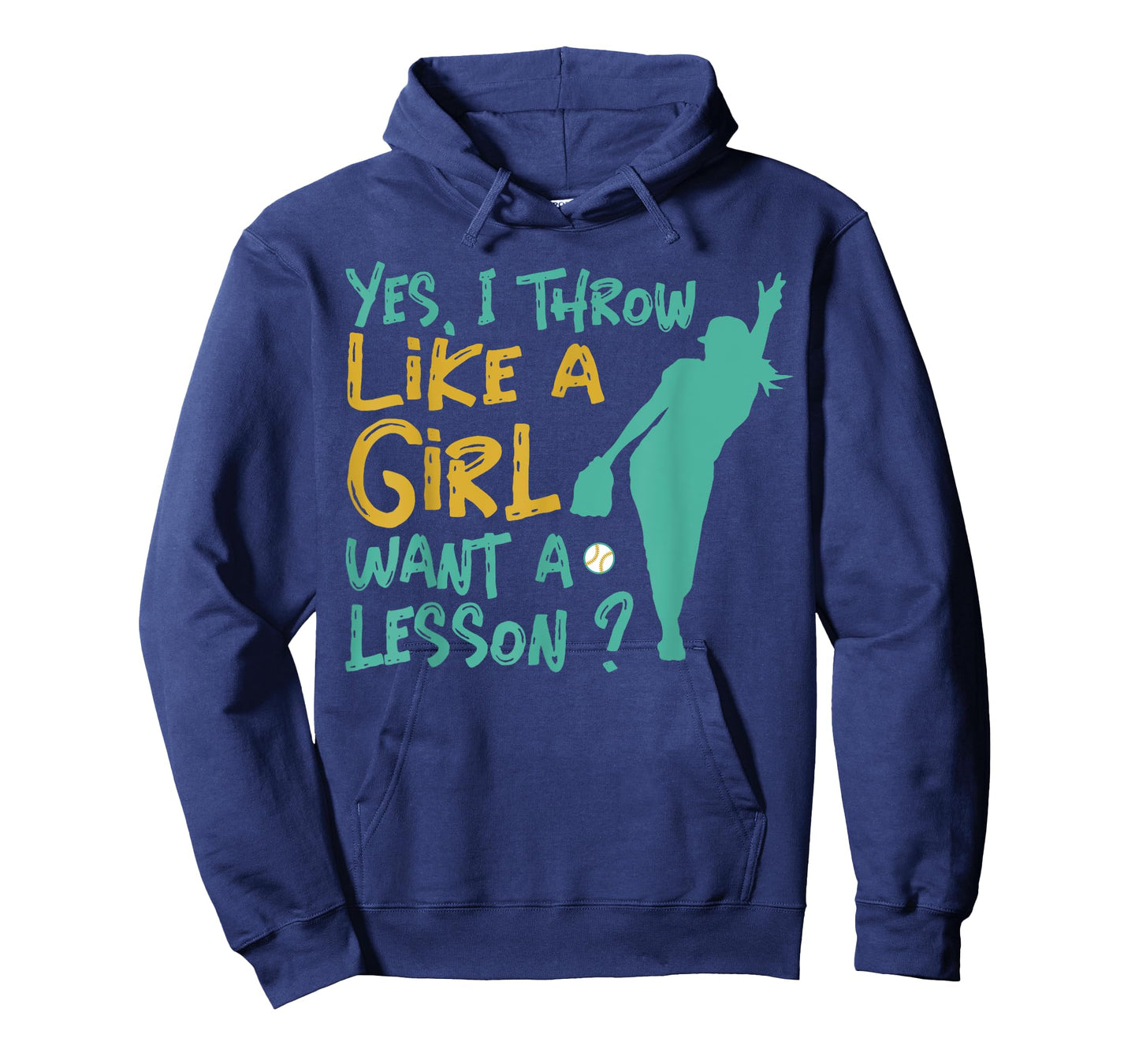 I Know I Play Like A Girl Softball T-Shirt