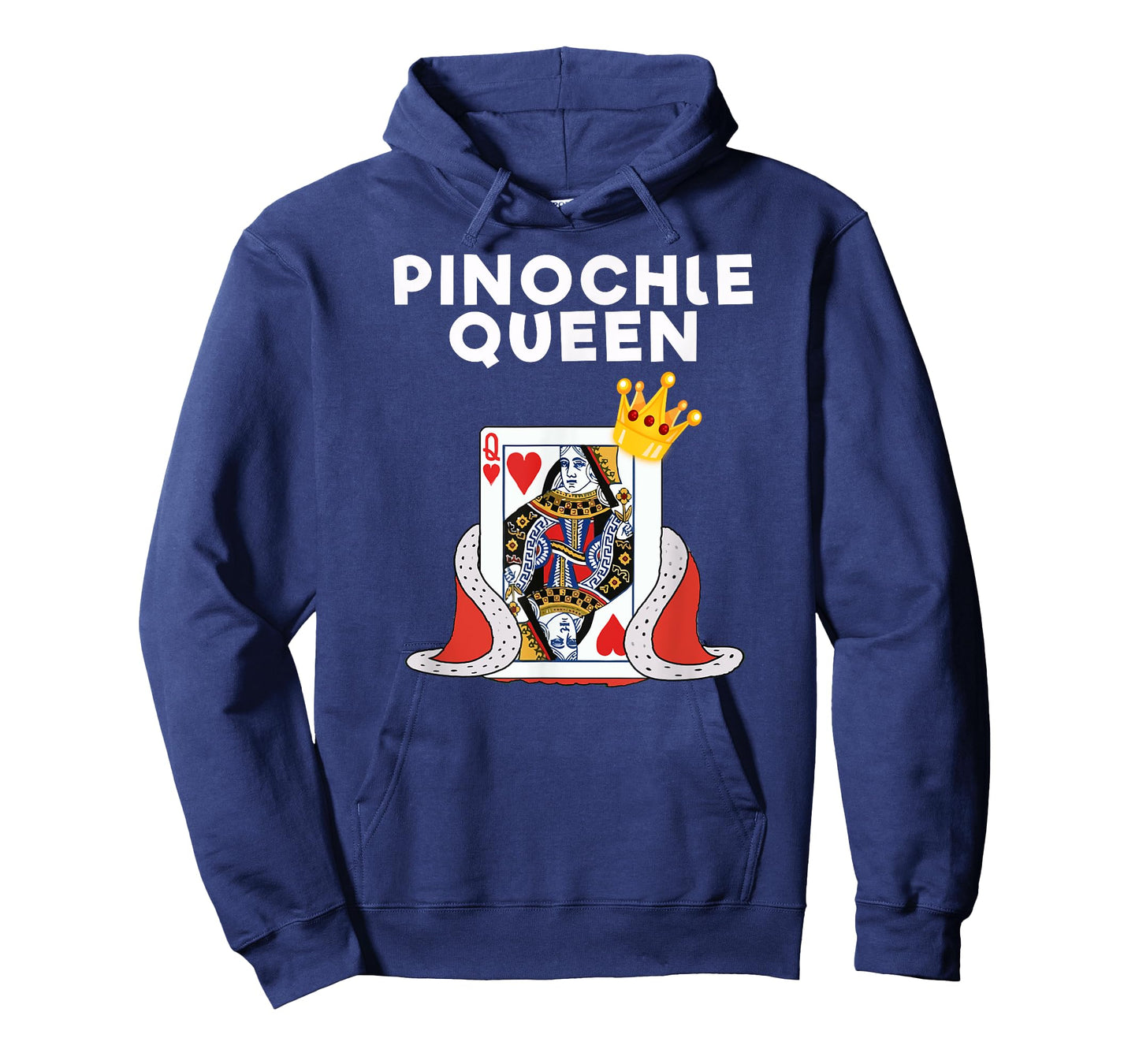 Pinochle T-Shirt - Funny Pinochle Card Game Queen T-Shirt