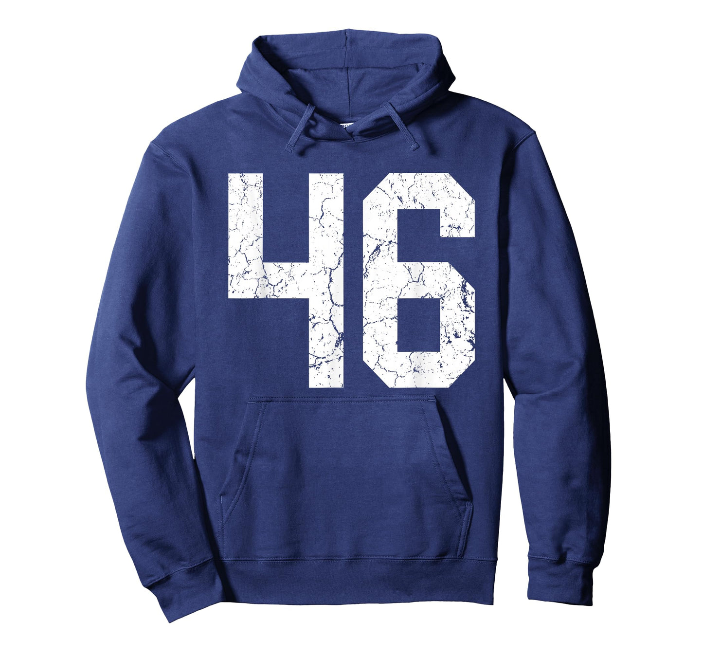 Distressed White Number 46 Jersey Player Uniform #46 T-Shirt