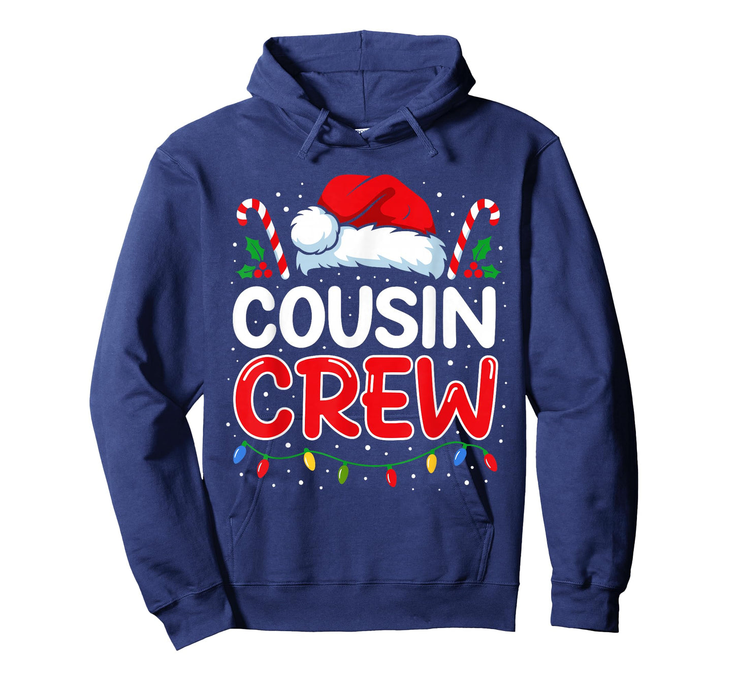 Christmas Cousin Crew Candy Cane Family Matching Pjm Holiday T-Shirt