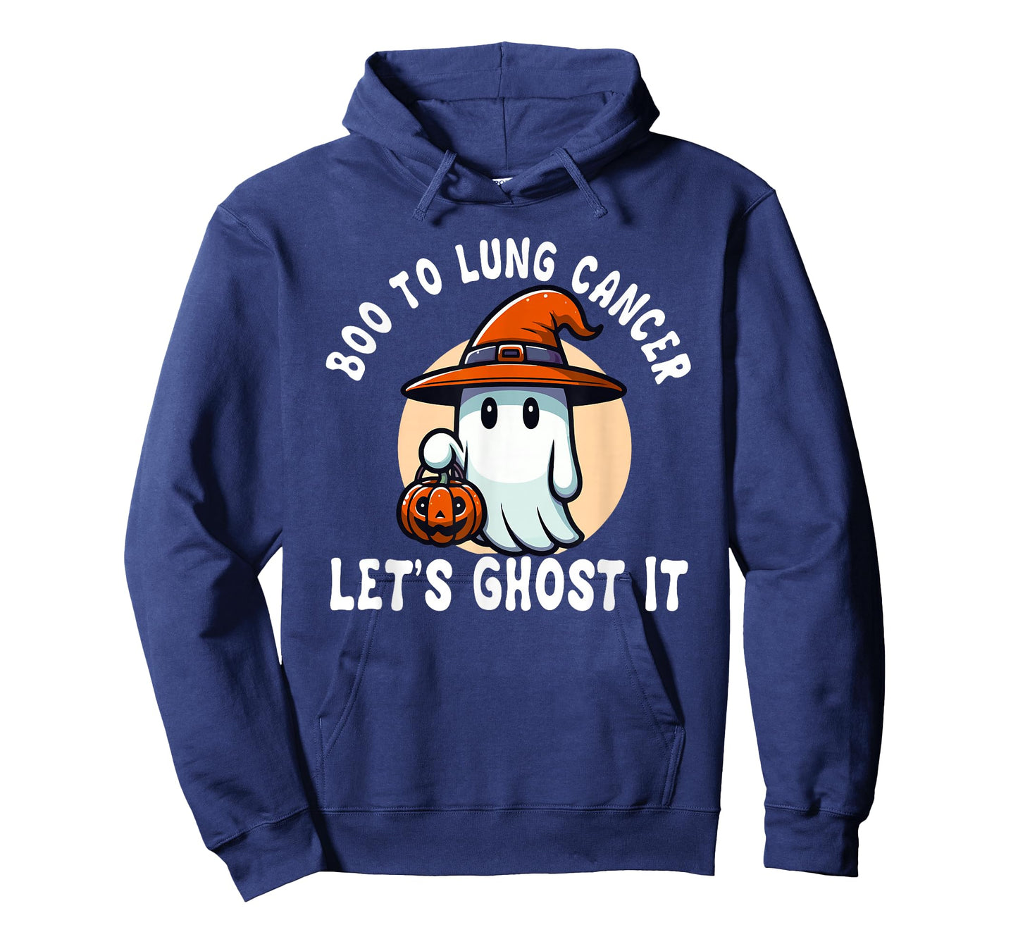 Boo To Lung Cancer Let's Ghost It Halloween Costume T-Shirt