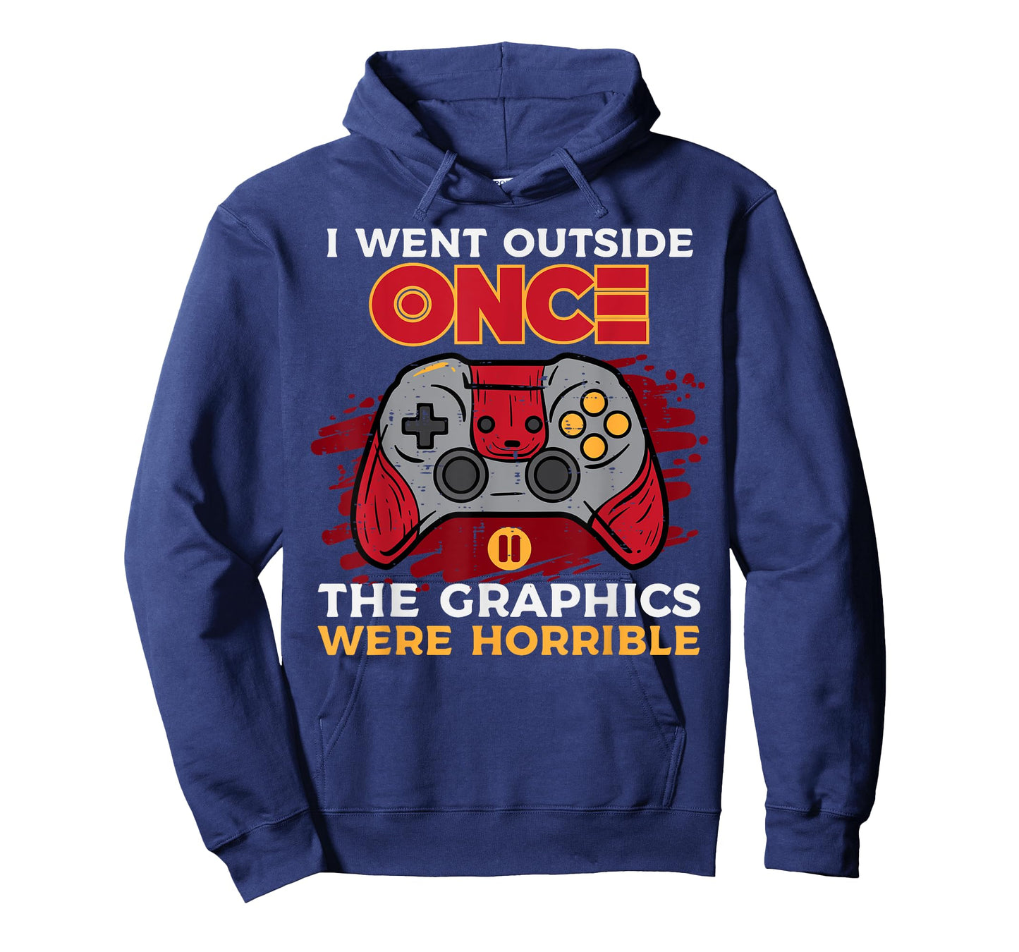 Gamer Went Outside Once Graphics Horrible Gaming Men Boy Kid T-Shirt