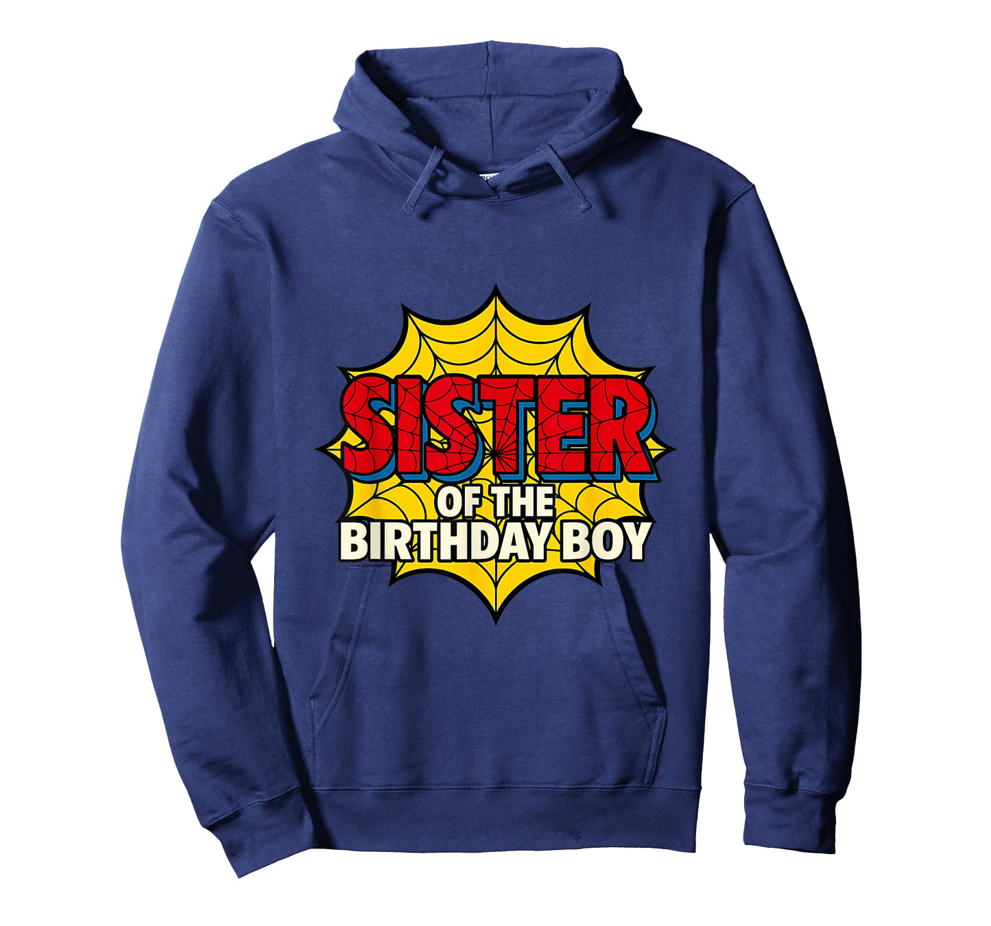 Kids Sister of The Birthday Boy Spider Theme Party Matching T-Shirt