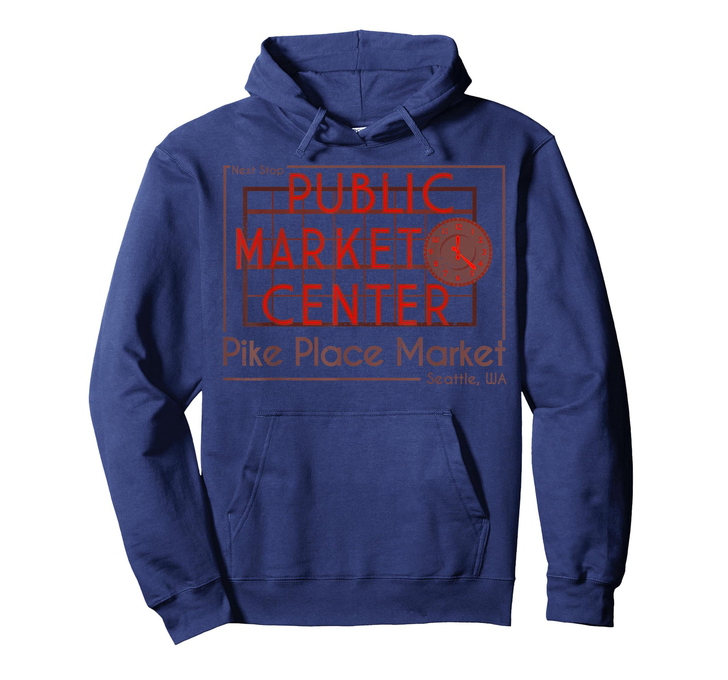 Public Market Center Seattle T-Shirt Next Stop Vintage Gift T-Shirt