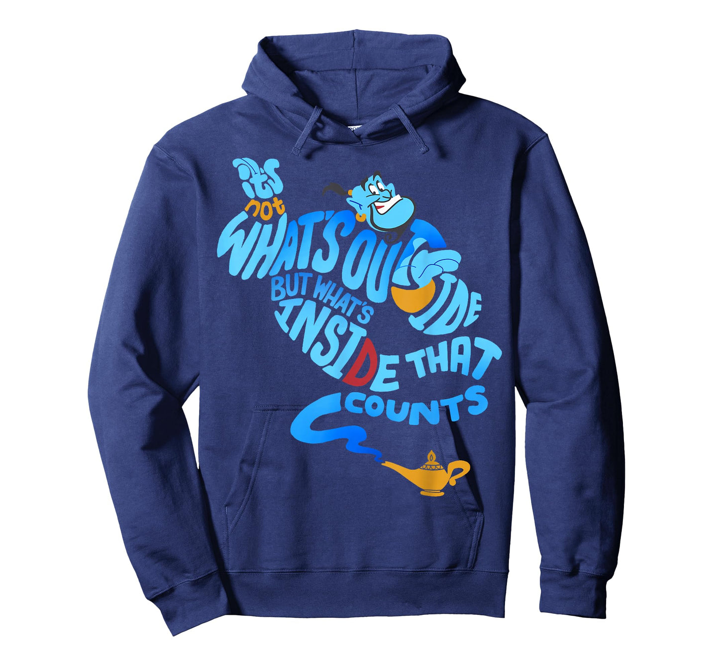 Disney Aladdin Genie Out Bottle Quote Graphic T-Shirt T-Shirt