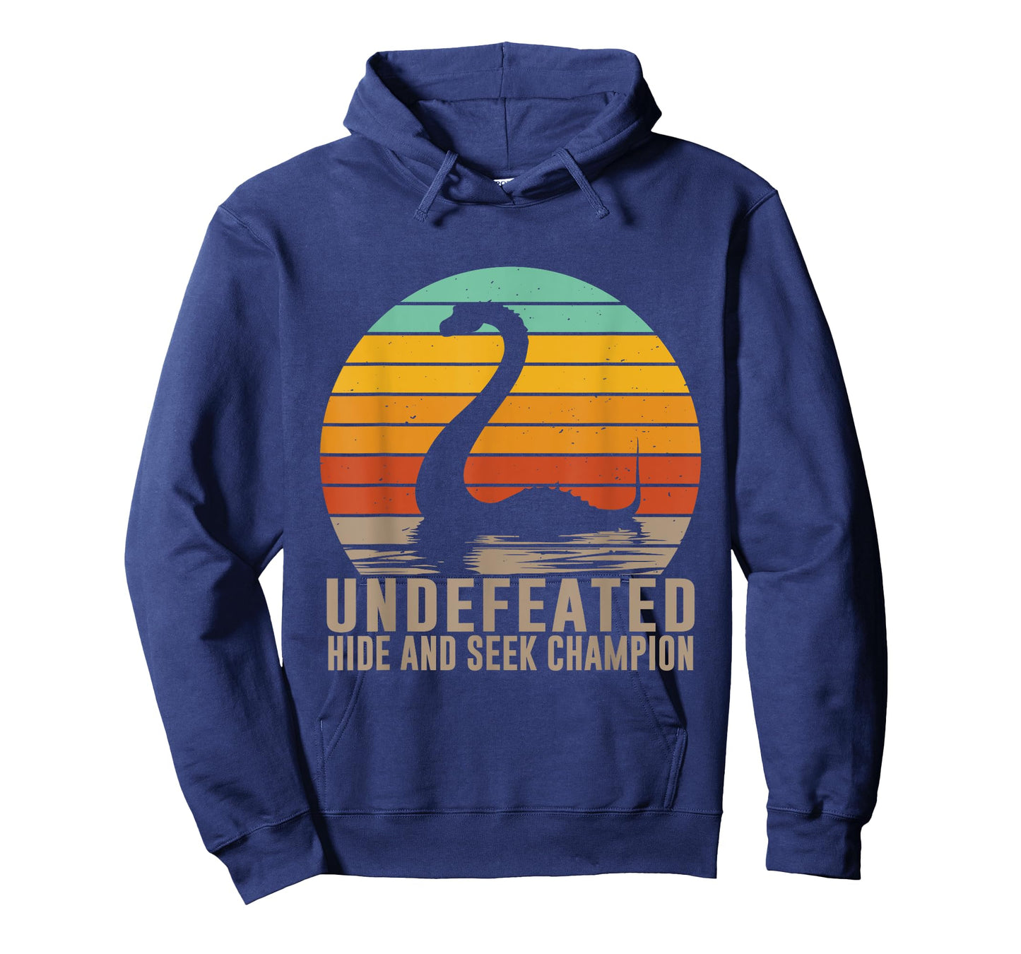 Nessie Undefeated Hide and Seek Champion Funny Loch Ness T-Shirt