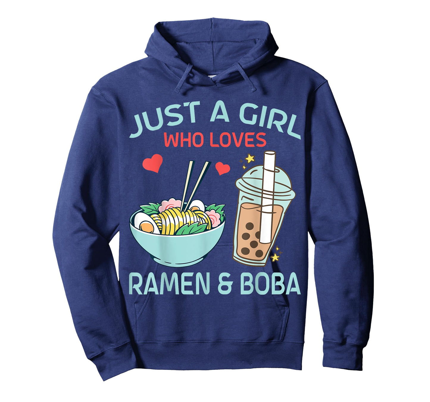 Just a Girl who loves Ramen and Boba Bubble Tea T-Shirt