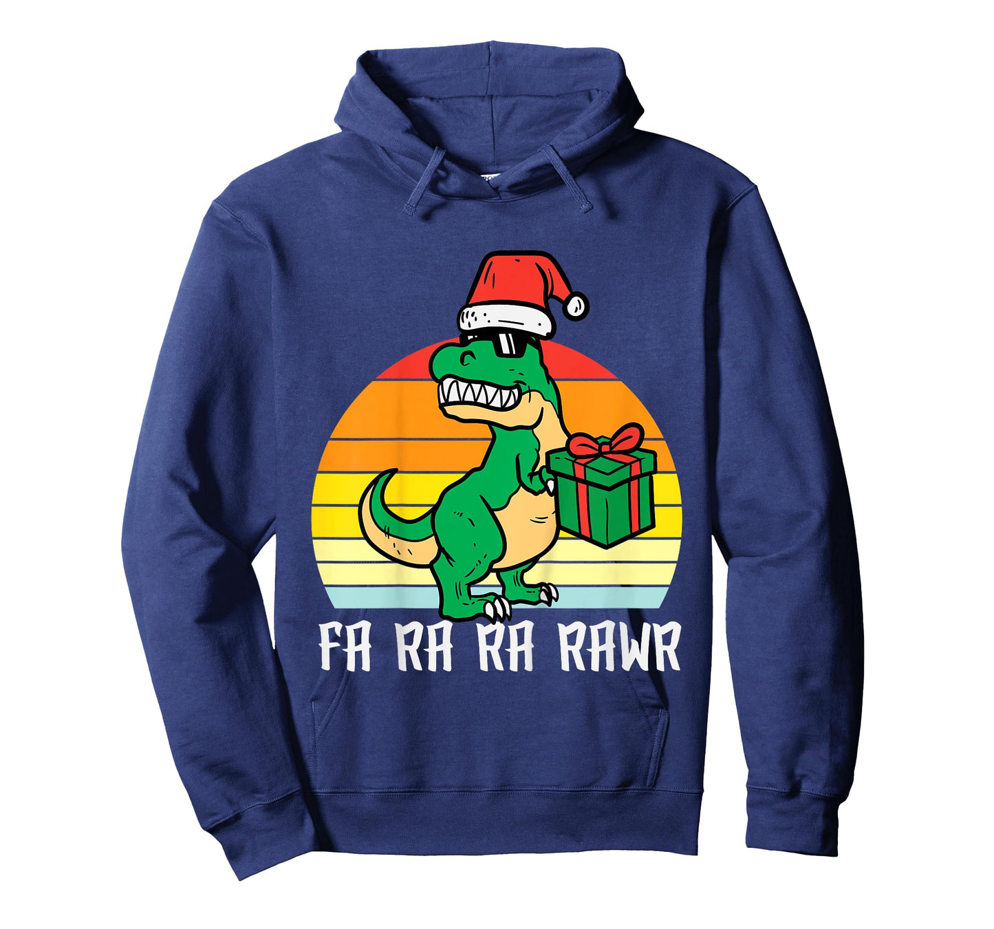 Kids Christmas Trex Fa Ra Ra Rawr Xmas Dino Boys Kids Toddler T-Shirt