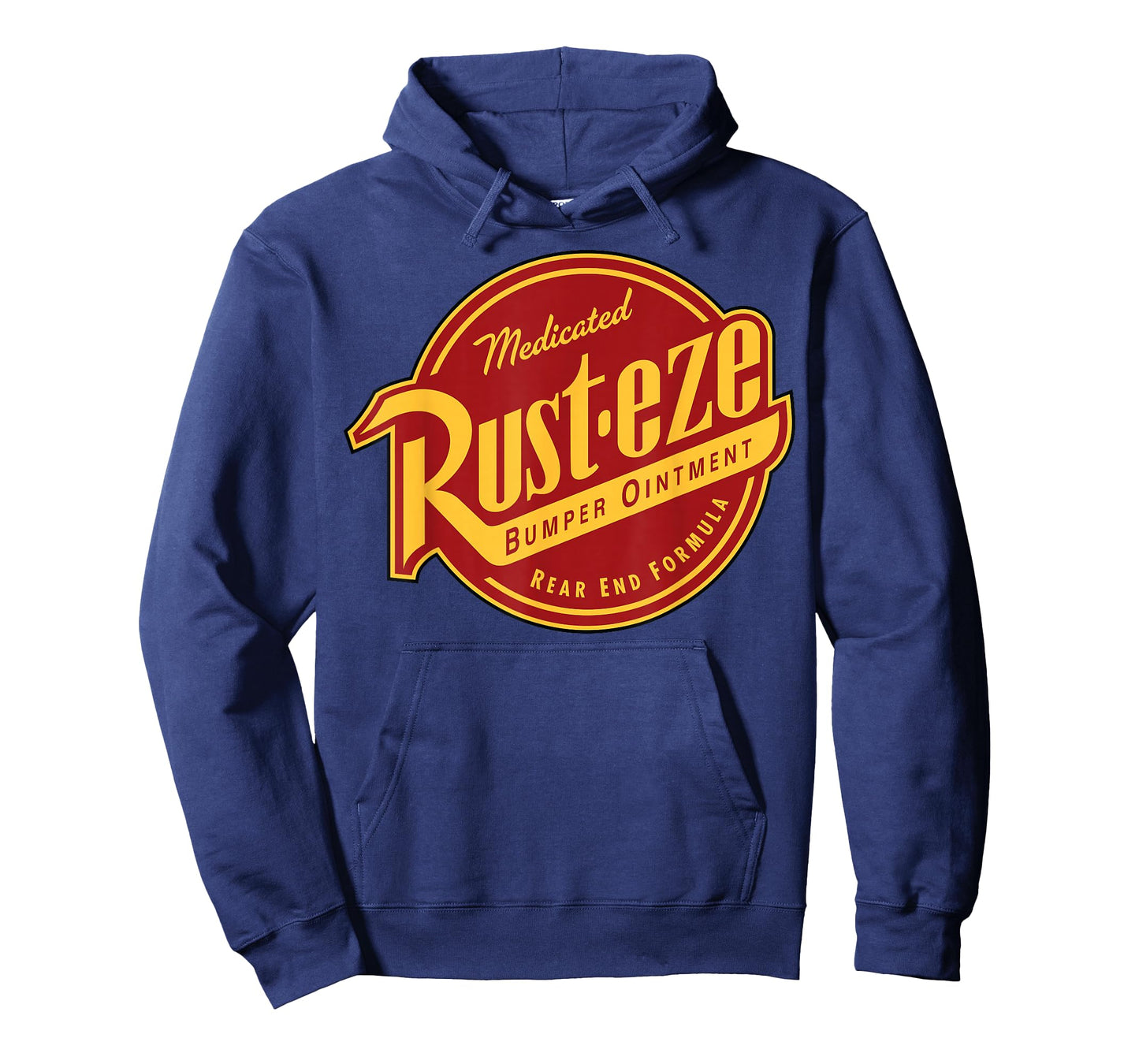 Disney Pixar Cars 2 Rust-Eze Ointment Vintage Badge Logo T-Shirt