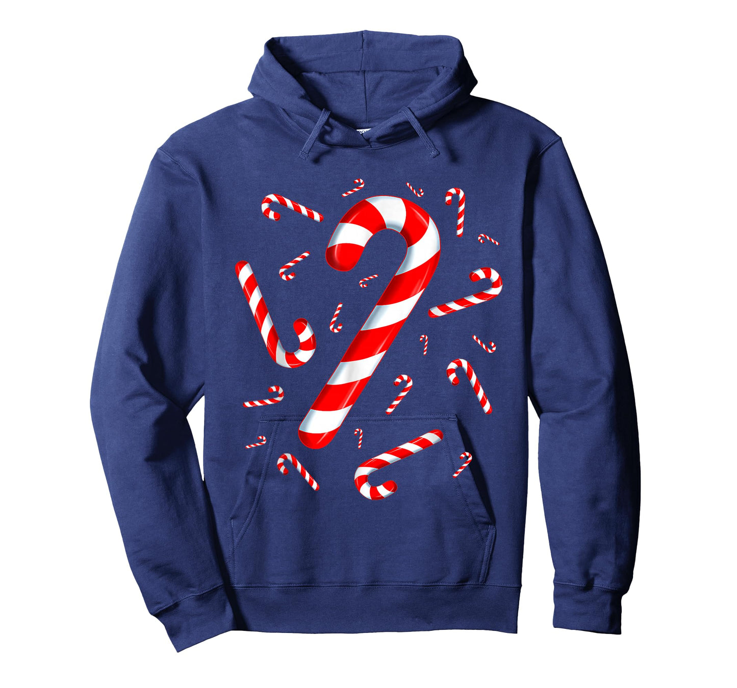Christmas Candy Cane Santa Xmas Kids Toddler Youth Women Men T-Shirt