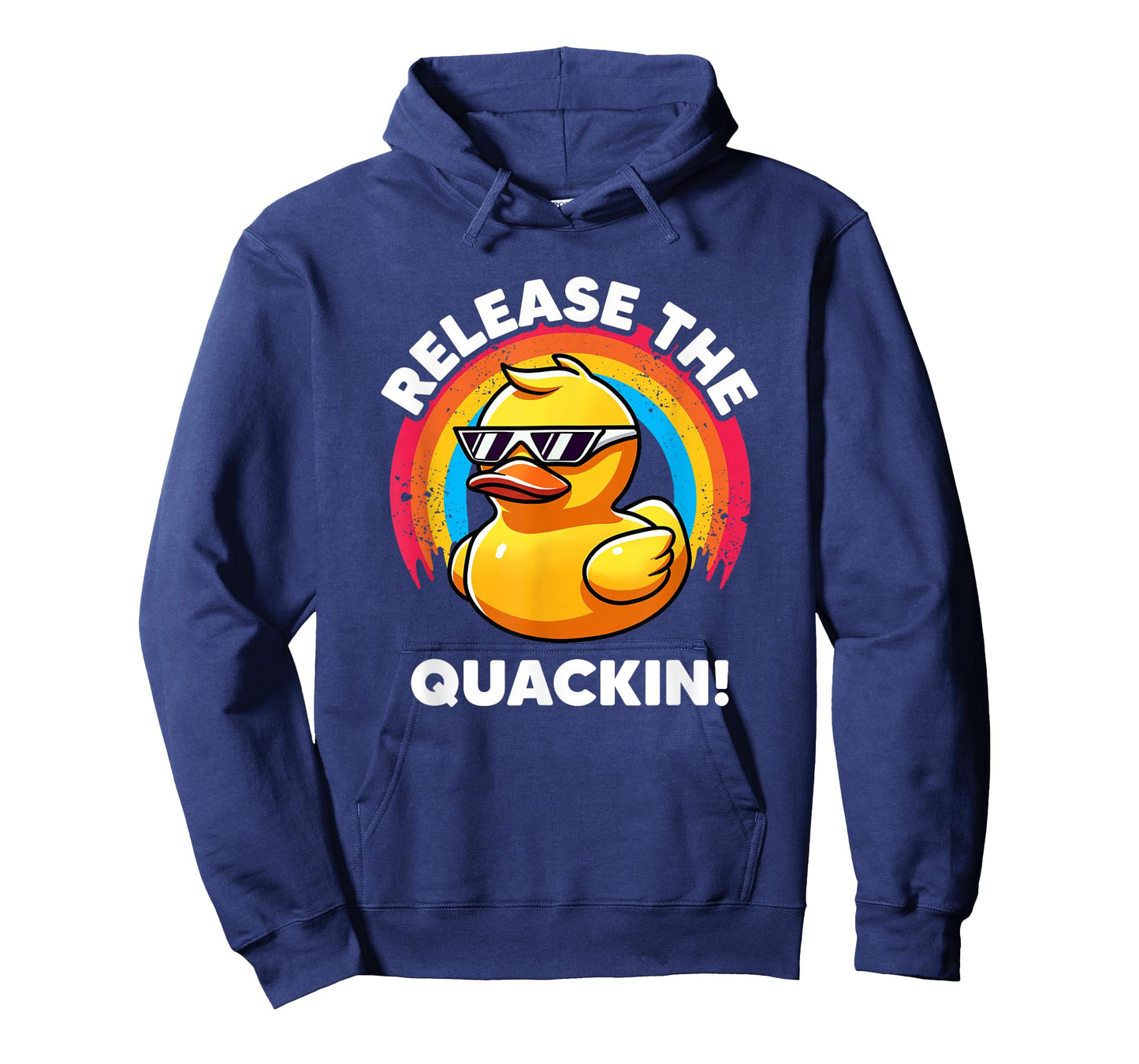 Release The Quackin I Love Duck Lovers Funny Yellow Duck T-Shirt