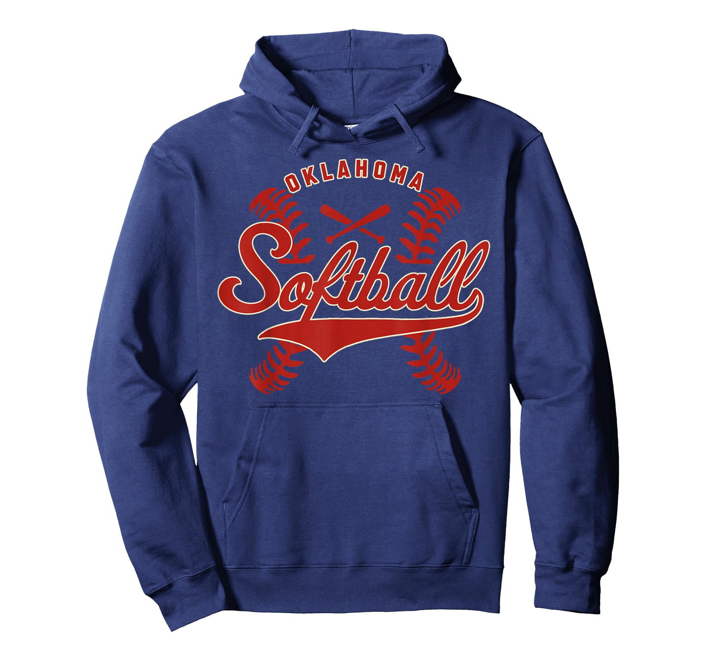 Oklahoma Softball Vintage Mens Kids Team Retro Softball Fan T-Shirt