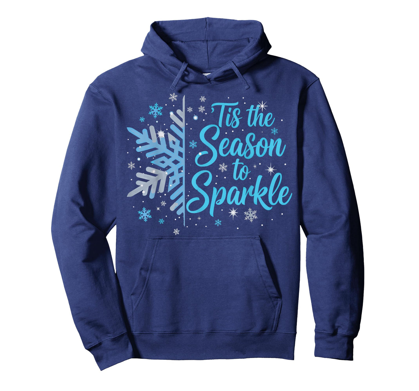 Tis The Season to Sparkle Snowflake Holiday Christmas Pajama T-Shirt