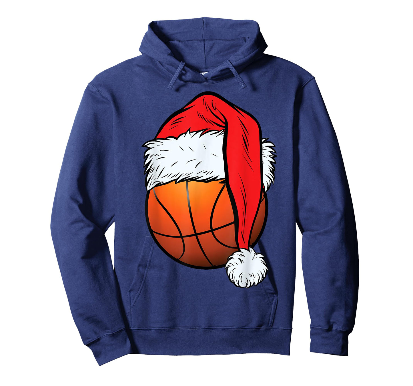 Christmas Basketball Ball Santa Hat Xmas Boys Men Sport T-Shirt