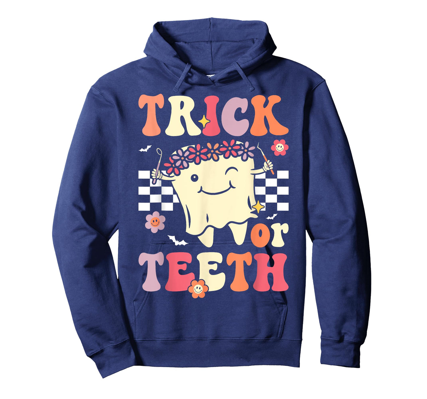 Trick Or Teeth Funny Dental Hygienist Halloween Dentist T-Shirt