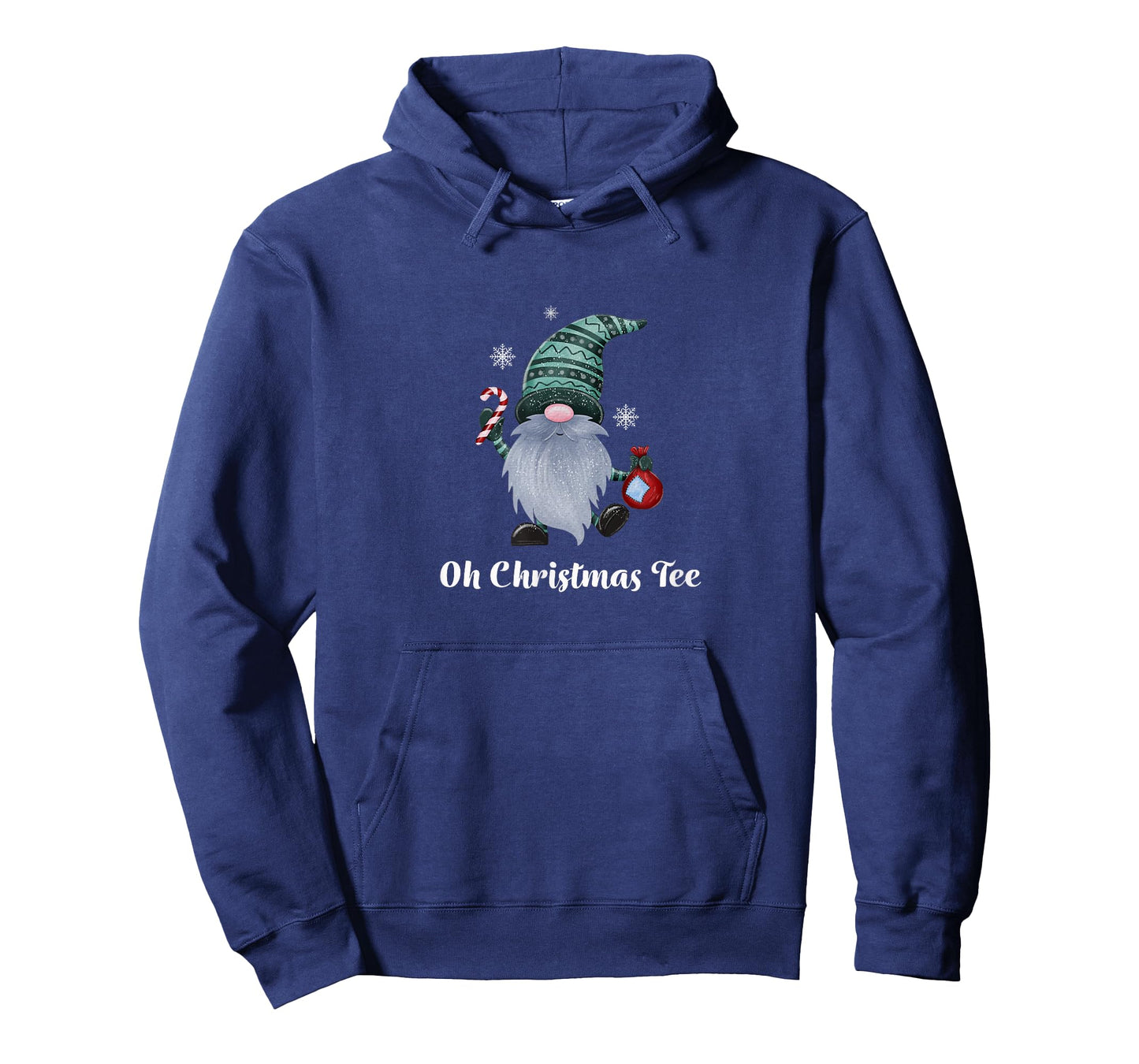 Oh Christmas Tee Gnome Candy Cane Joyful T-Shirt