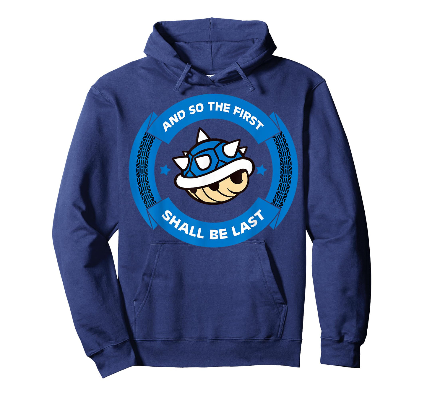 Nintendo Mario Kart Blue Shell Circle Text T-Shirt
