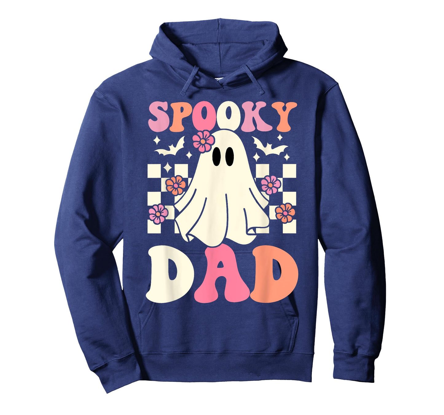 Spooky Dad Halloween Dad Ghost Costume Retro Boo Halloween T-Shirt