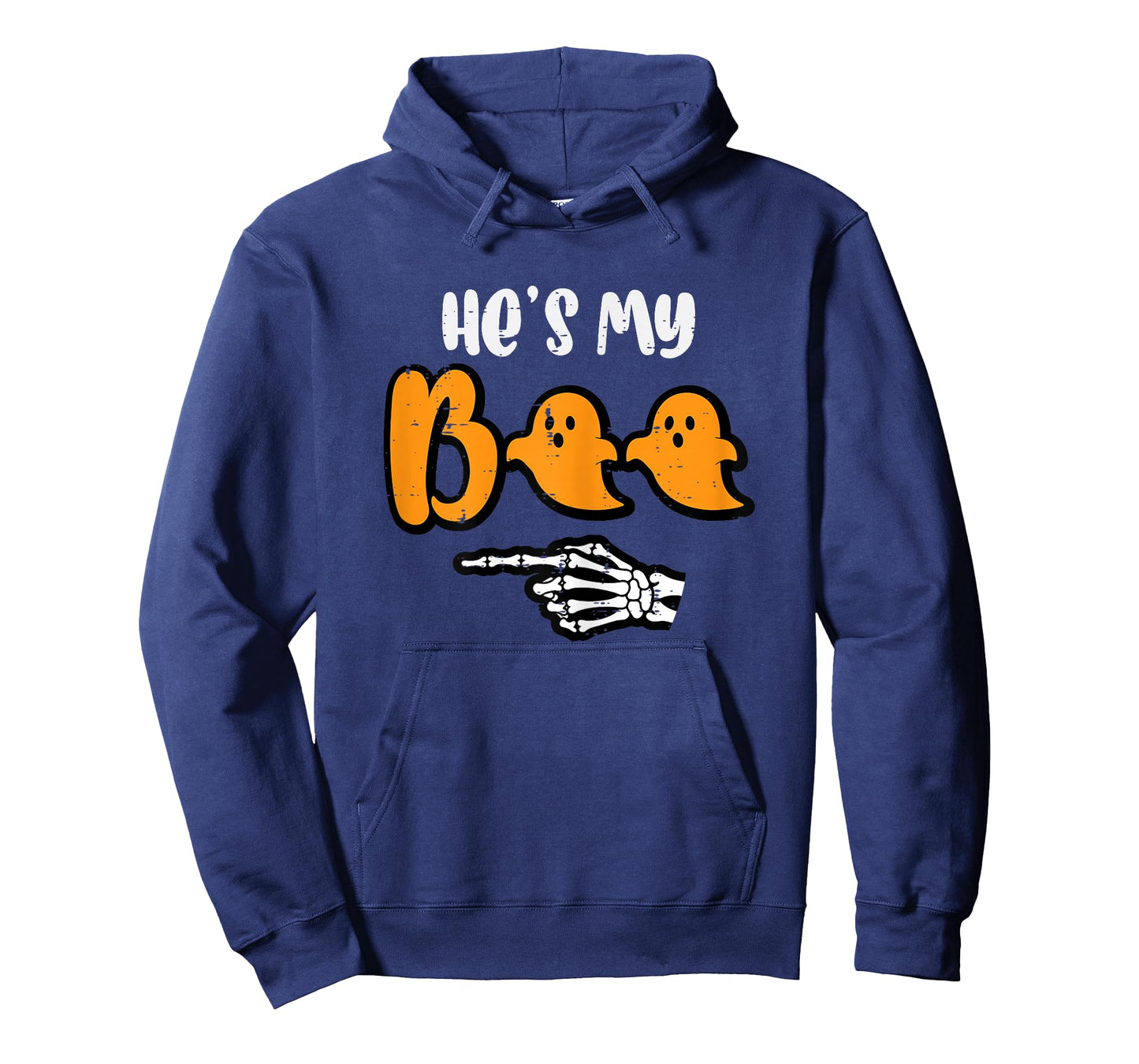 Halloween Matching Hes My Boo Skeleton Couple Costume Women T-Shirt