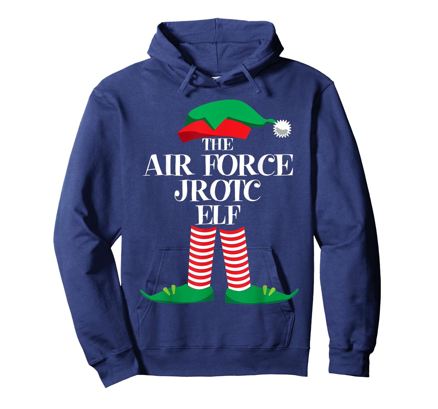 Air Force JROTC Elf Matching Group Family Christmas Pajama T-Shirt