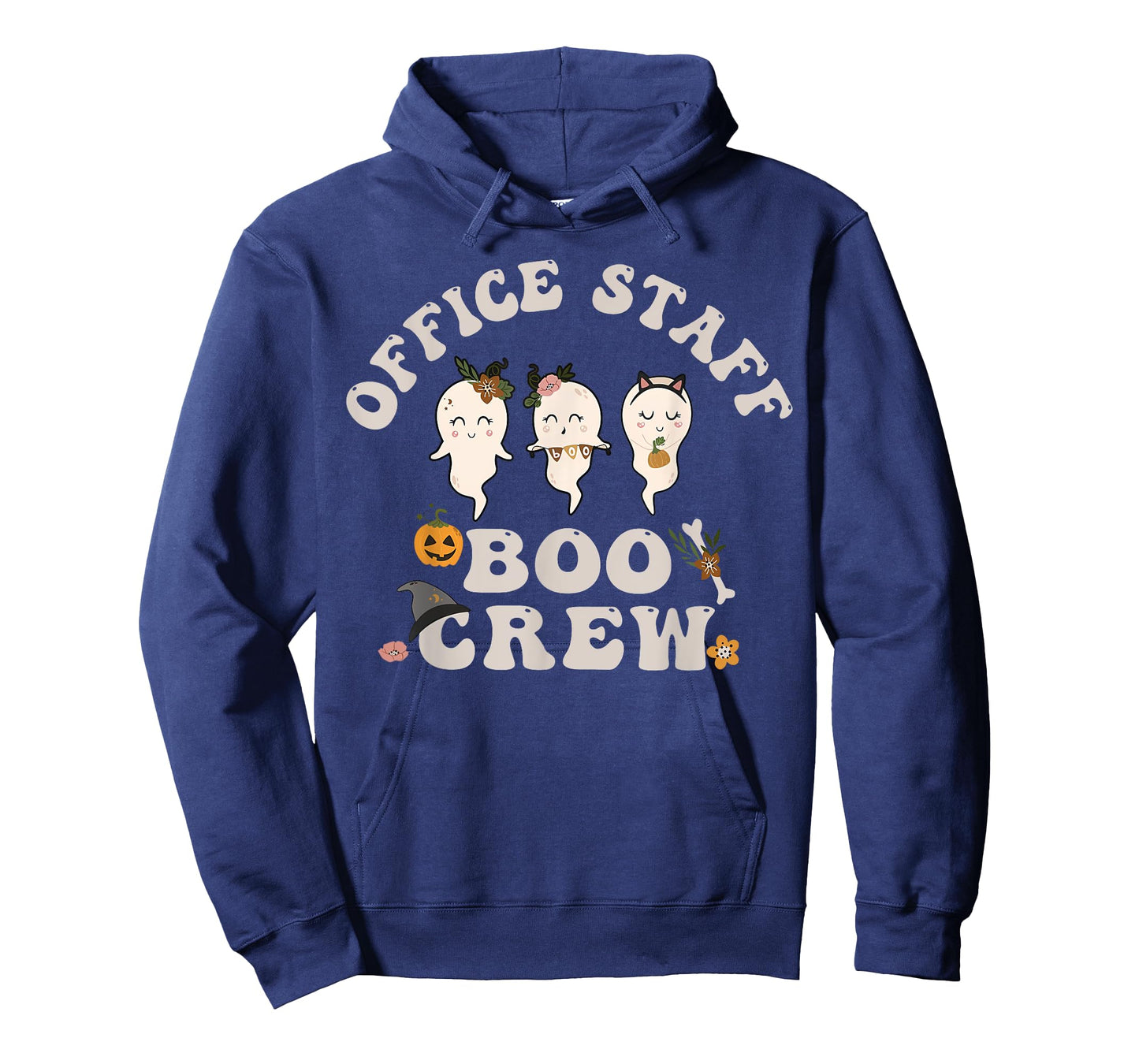 Halloween Office Staff Boo Crew Cute Ghost Fall Office Squad T-Shirt