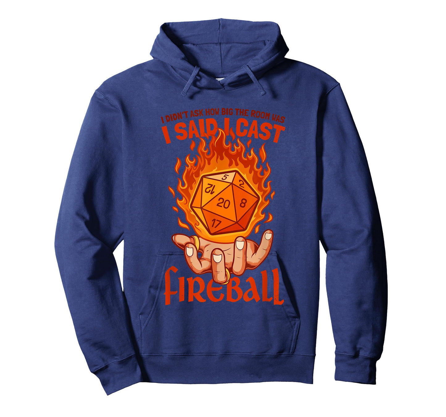 Funny Fireball Wizard Joke Mage Sorcerer Warlock Funny RPG T-Shirt