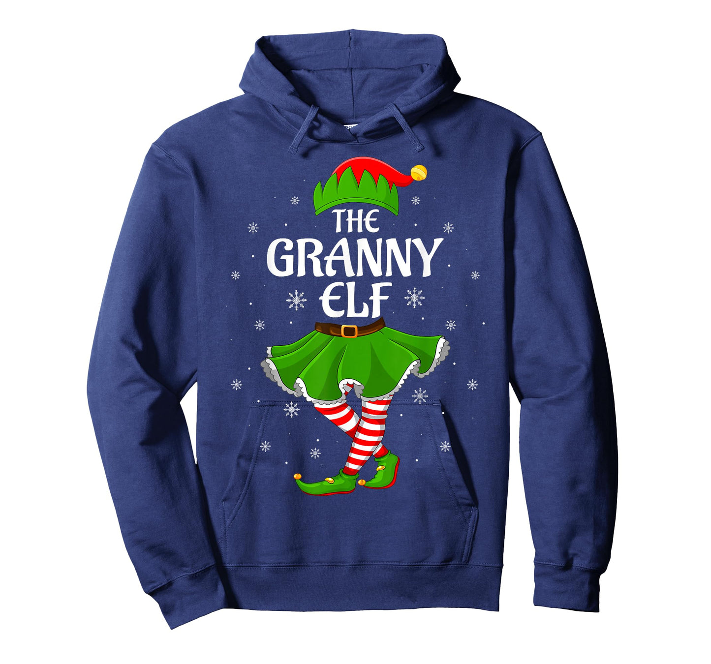 Granny Elf Christmas Family Girls Women Elf Squad Xmas T-Shirt