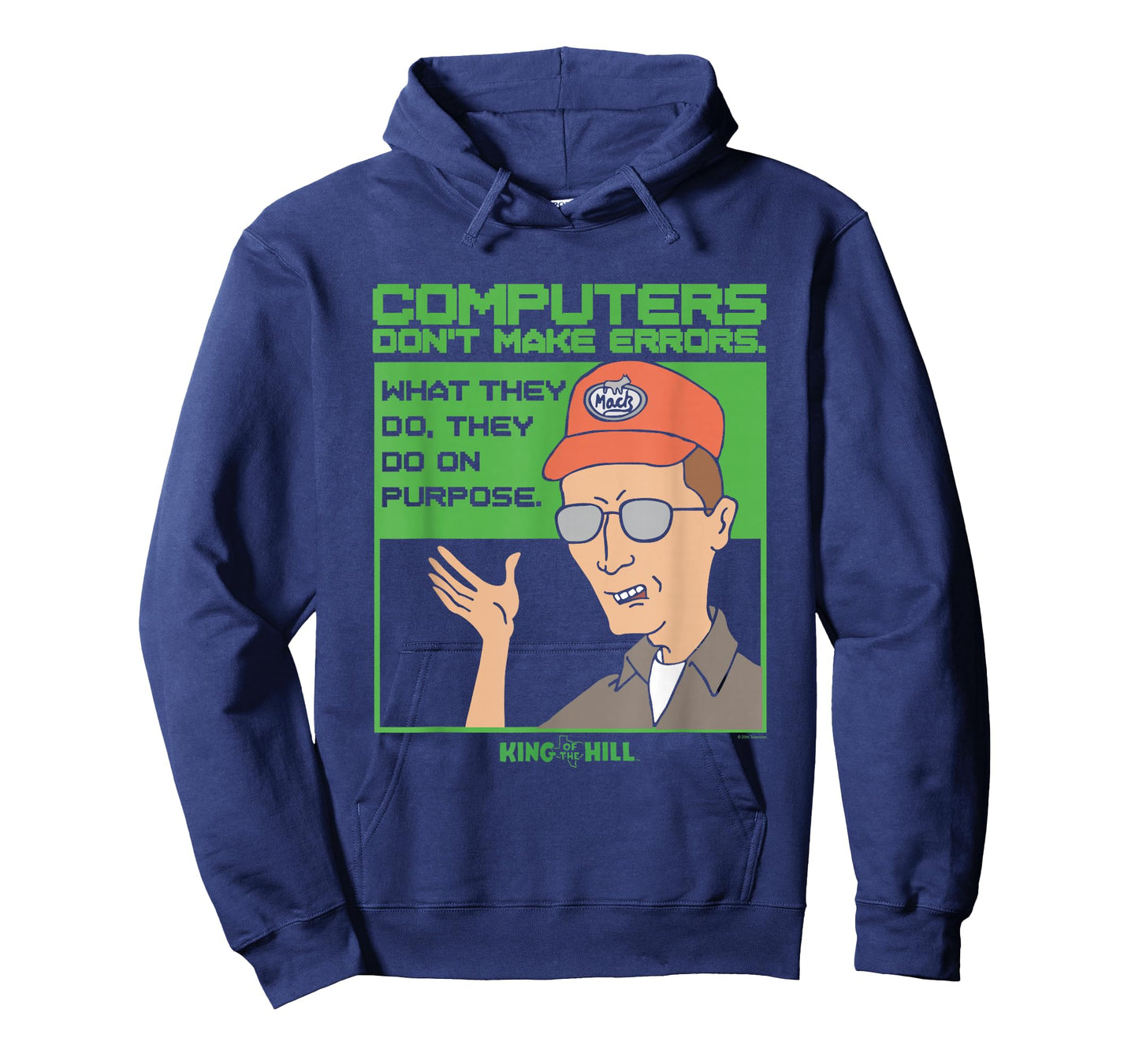 King of The Hill Dale Gribble Computer Errors Cartoon T-Shirt