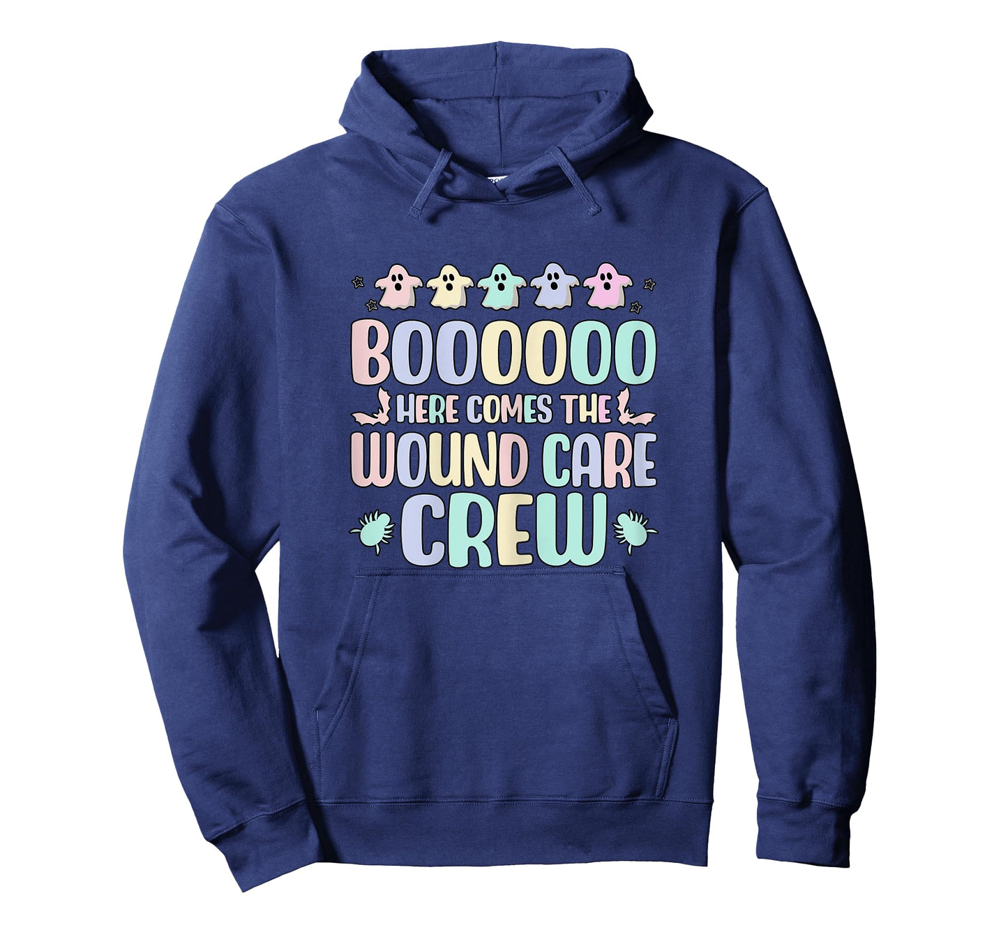 Wound Care Crew, Women Wound Nurse Halloween Ghost T-Shirt