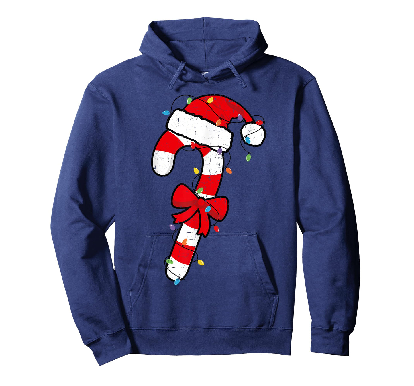 Christmas Candy Cane Santa Xmas Kids Toddler Youth Women Men T-Shirt