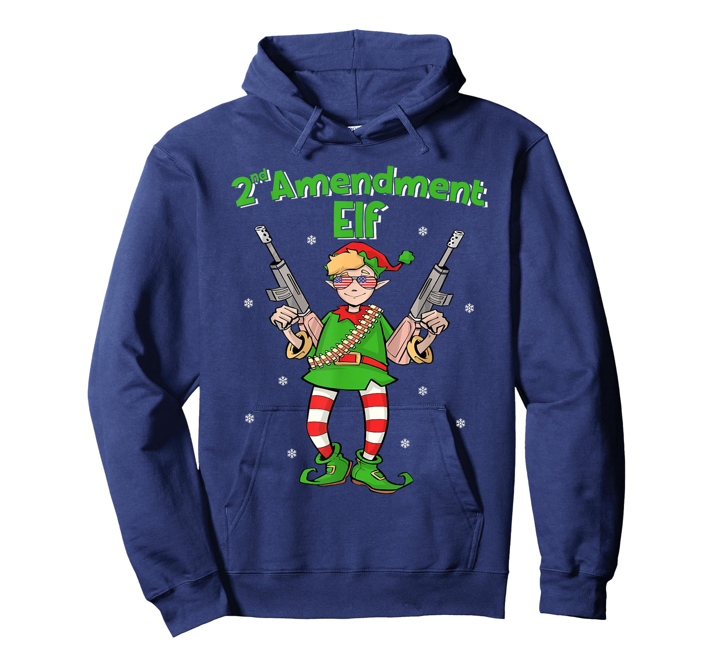 Second Amendment Elf | American Gun Lover Hunter Christmas T-Shirt