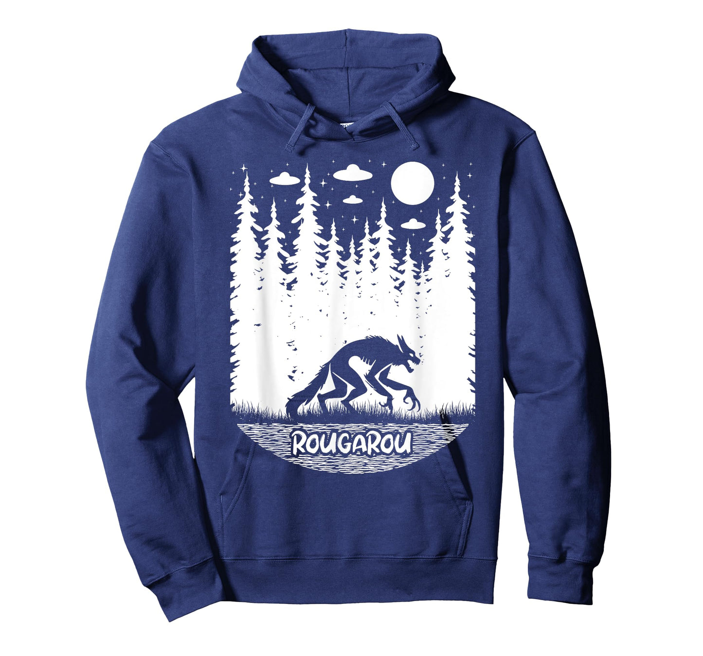 Funny Cryptid Rougarou Ufos Folklore Creature Cryptozoology T-Shirt