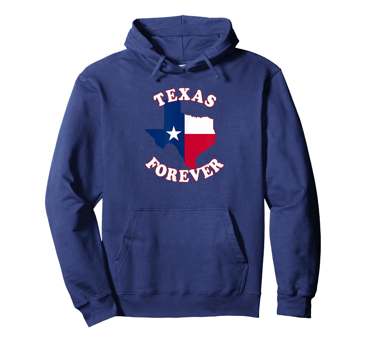 Texas Forever with State Outline and Flag T-Shirt